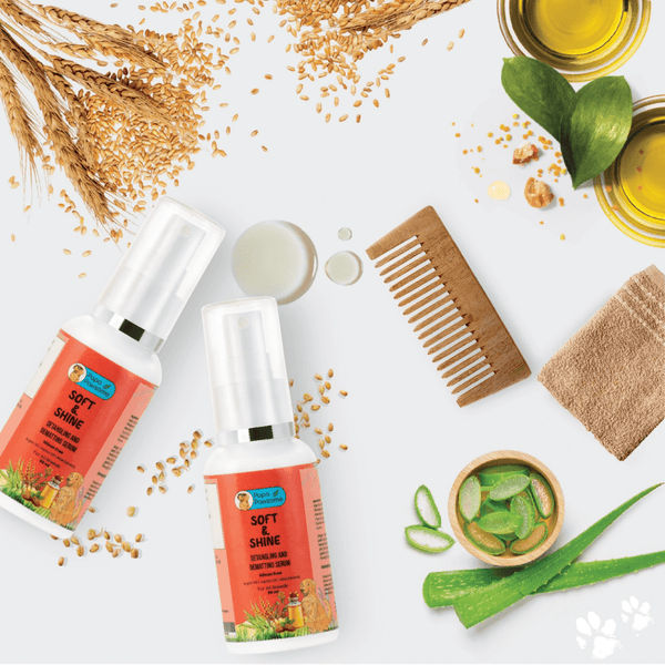 Papa Pawsome Soft & Shine Detangling Fur Serum for Dogs