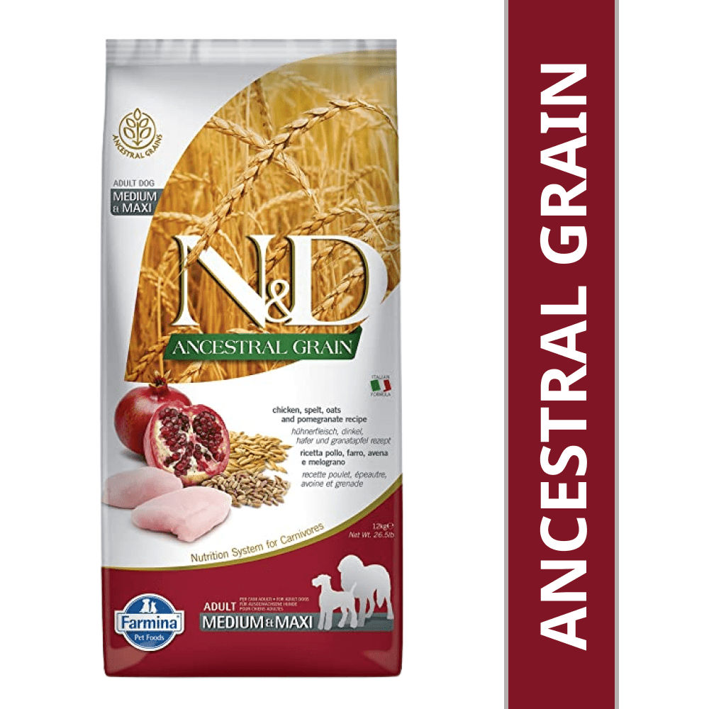 Farmina N&D Chicken & Pomegranate Adult Medium Maxi Dog Dry Food
