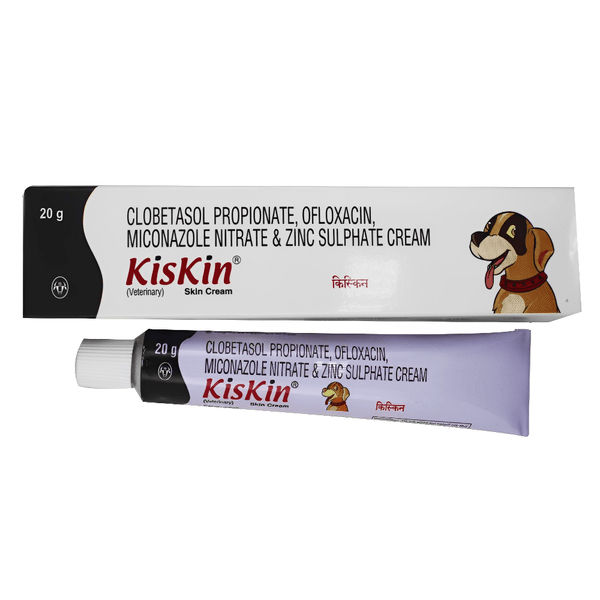 Intas Kiskin Lotion 100ml and Kiskin Ointment 20g for Dogs & Cats Combo