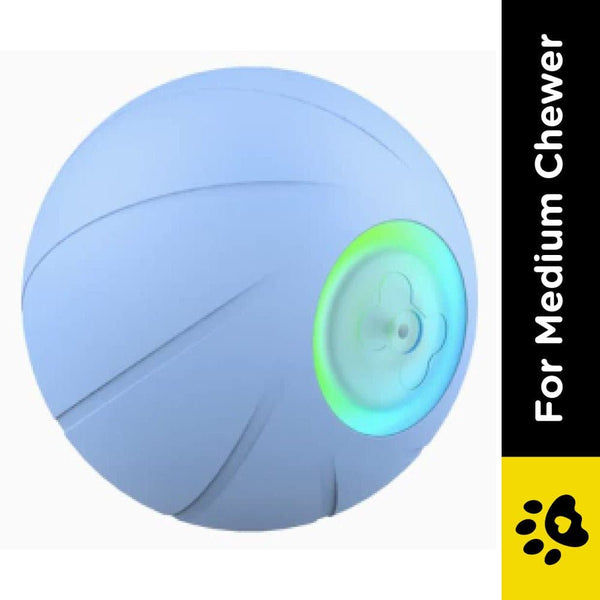 Cheerble Wicked SE Ball Toy for Dogs | For Medium Chewers (Blue)