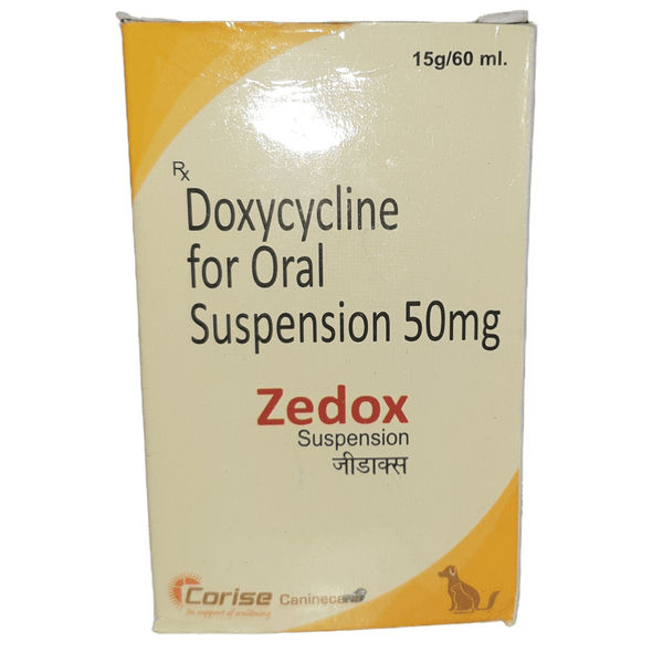 Corise Zedox Suspension (Doxycycline) for Dogs and Cats (60ml)