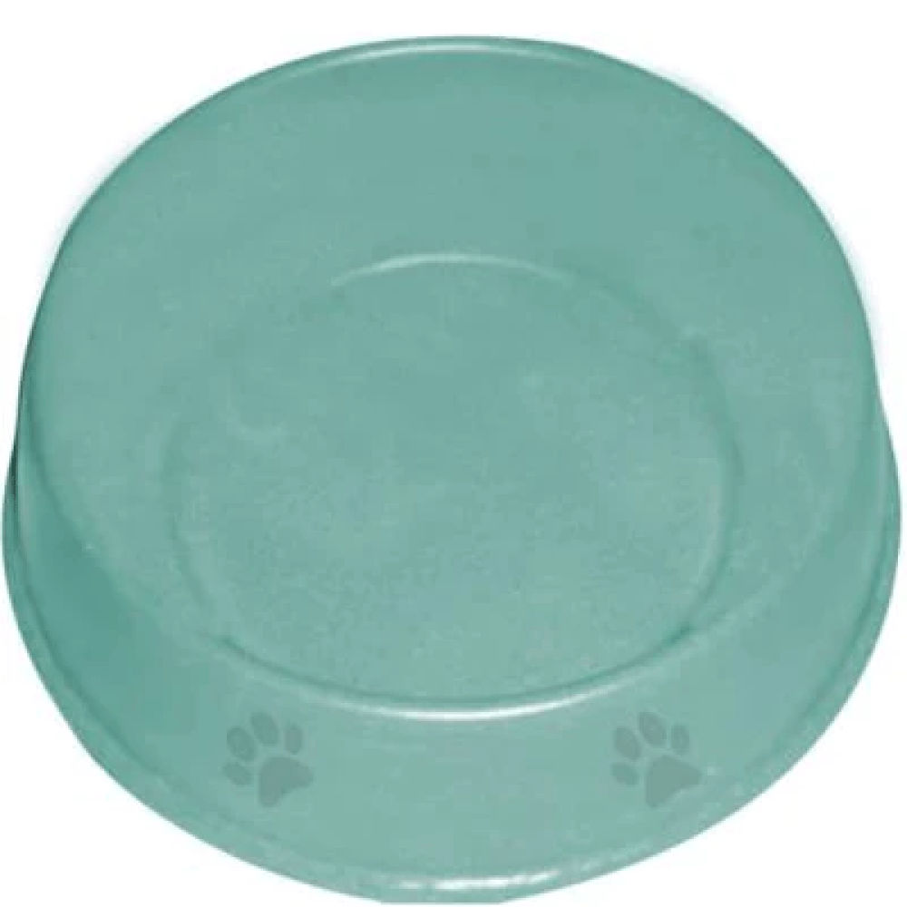 Emily Pets Single Round Bowl dog food bowls for Dogs and Cats (Green)