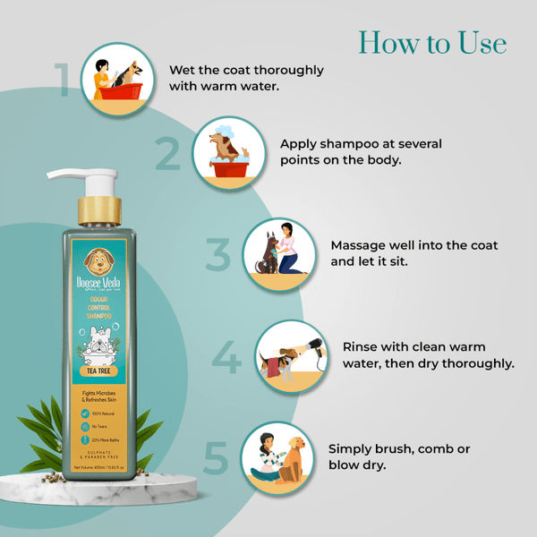 Dogsee Veda Odour Control Tea Tree Shampoo for Dogs