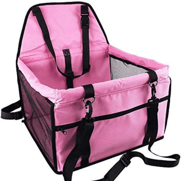 Emily Pets Car Carrier for Dogs and Cats (Pink)