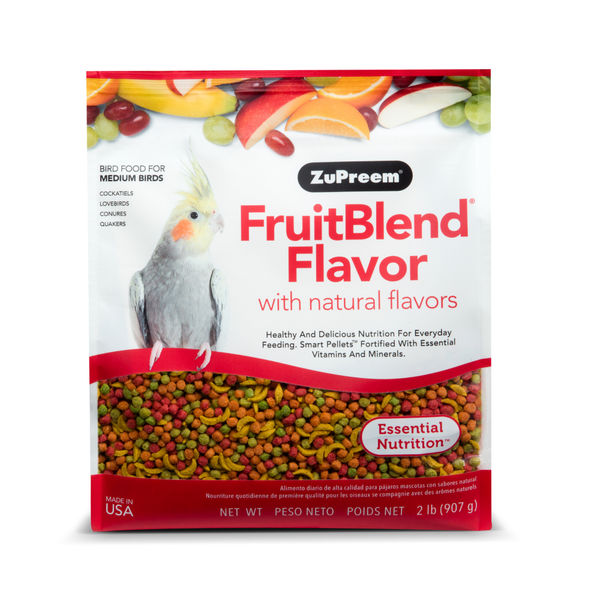 ZuPreem Fruit Blend Bird Food for Medium Birds