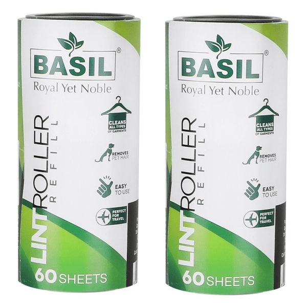 Basil Lint Roller Refill (60 Sheets)