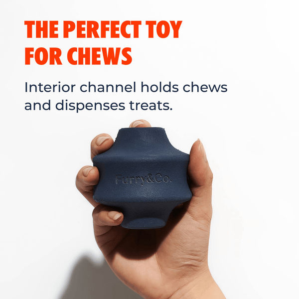 Furry & Co Roller Toy for Dogs (Indigo Blue)