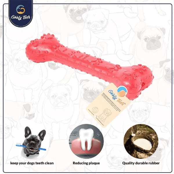 Goofy Tails Super Dog Spike + Hole + Bone Medium Toy for Dogs (Pack of 3)