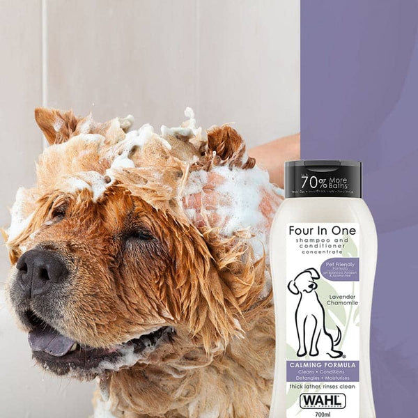 Wahl Four in One Lavender Chamomile Calming Shampoo for Dogs