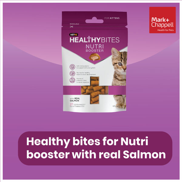 Mark and Chappell Healthy Bites Nutri Booster Kitten Treats