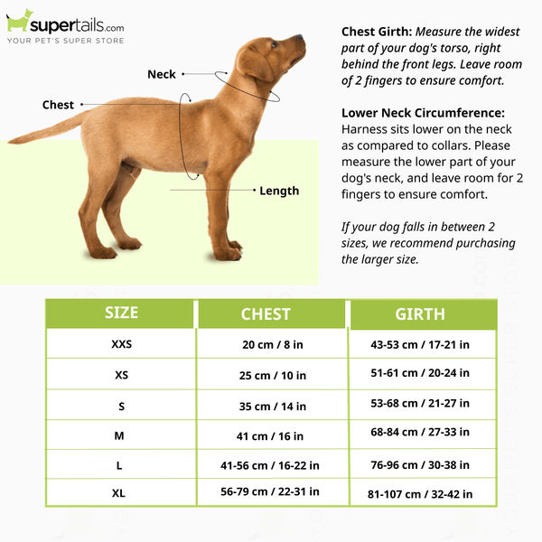 Mutt of Course Denim Harness for Dogs (Light Blue)