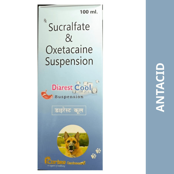 Corise Diarest Cool Syrup (Sucralfate & Oxetacaine) for Dogs and Cats