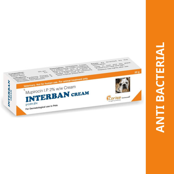 Corise Interban Cream (Mupirocin) for Dogs & Cats