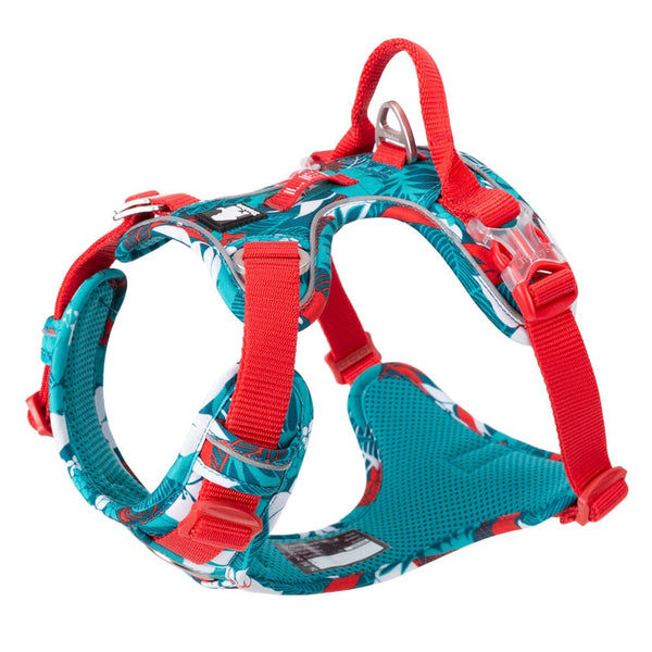 Truelove No Pull Special Edition with 3M Reflective Material Harness for Dogs (Camouflage blue)
