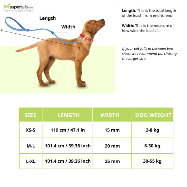 Trixie Premium Leash for Dogs (Royal Blue)