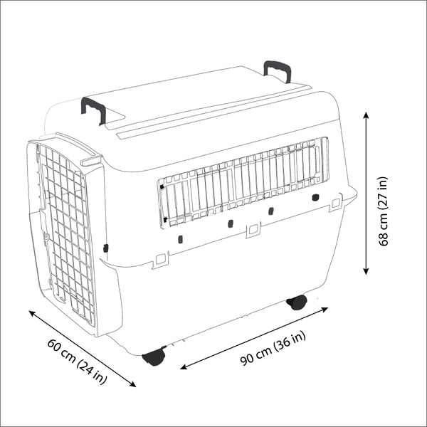 Savic Andes 6 Carrier for Dogs and Cats (Ivory)