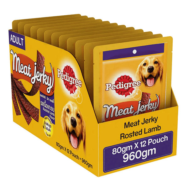 Pedigree Roasted Lamb Meat Jerky Adult Dog Treats