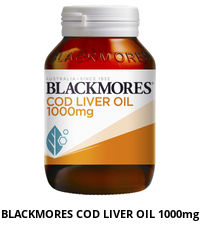 BLACKMORES COD LIVER OIL 1000mg