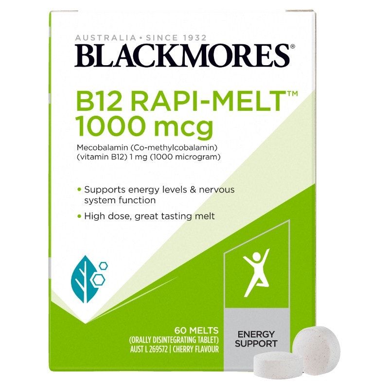 BLACKMORES B12 RAPI-MELT 1000 MCG