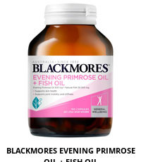 BLACKMORES EVENING PRIMROSE OIL + FISH OIL