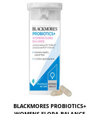 BLACKMORES PROBIOTICS+ WOMENS FLORA BALANCE