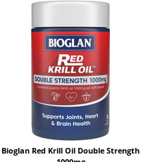 Bioglan Red Krill Oil Double Strength 1000mg