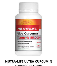 NUTRA-LIFE ULTRA CURCUMIN TURMERIC 55,000+