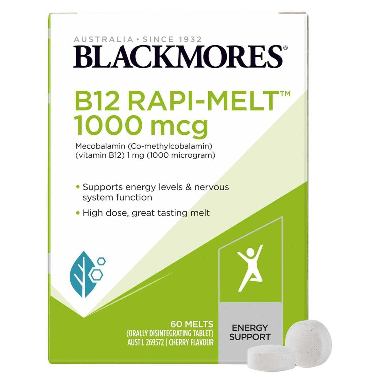 BLACKMORES B12 RAPI-MELT 1000 MCG