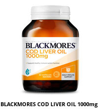 BLACKMORES COD LIVER OIL 1000mg