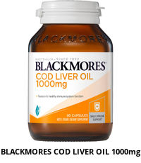 BLACKMORES COD LIVER OIL 1000mg