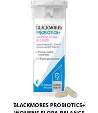 BLACKMORES PROBIOTICS+ WOMENS FLORA BALANCE