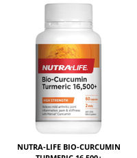 NUTRA-LIFE BIO-CURCUMIN TURMERIC 16,500+