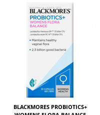 BLACKMORES PROBIOTICS+ WOMENS FLORA BALANCE