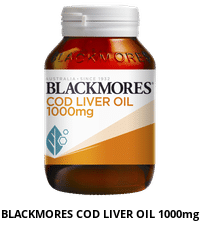 BLACKMORES COD LIVER OIL 1000mg