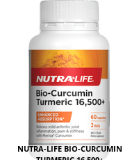 NUTRA-LIFE BIO-CURCUMIN TURMERIC 16,500+