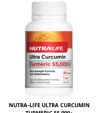 NUTRA-LIFE ULTRA CURCUMIN TURMERIC 55,000+