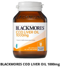 BLACKMORES COD LIVER OIL 1000mg