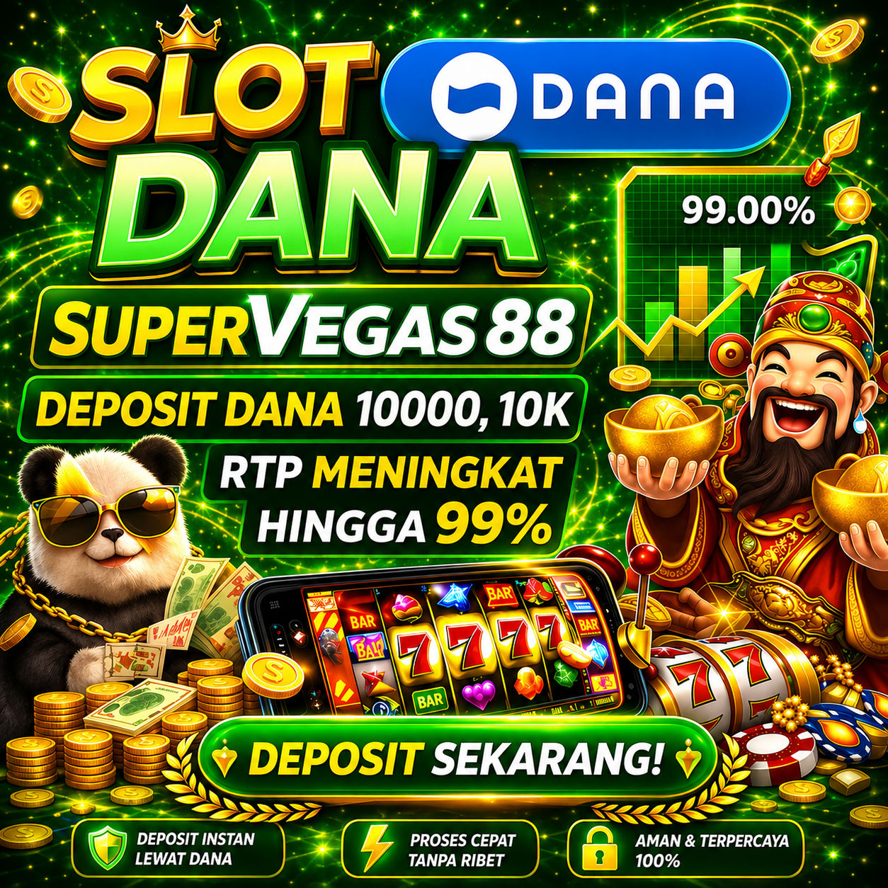 SUPERVEGAS88: Link Resmi Anti Nawala Slot Deposit Dana Proses Tercepat!