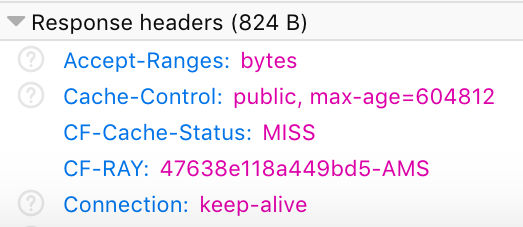 Cloudflare Response - MISS