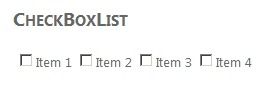 CheckBoxList