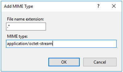 IIS Mime Type - Octet Stream