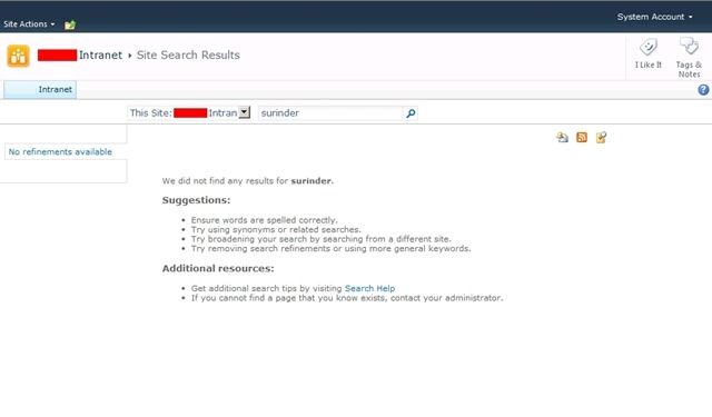 Sharepoint 2010 Original Search