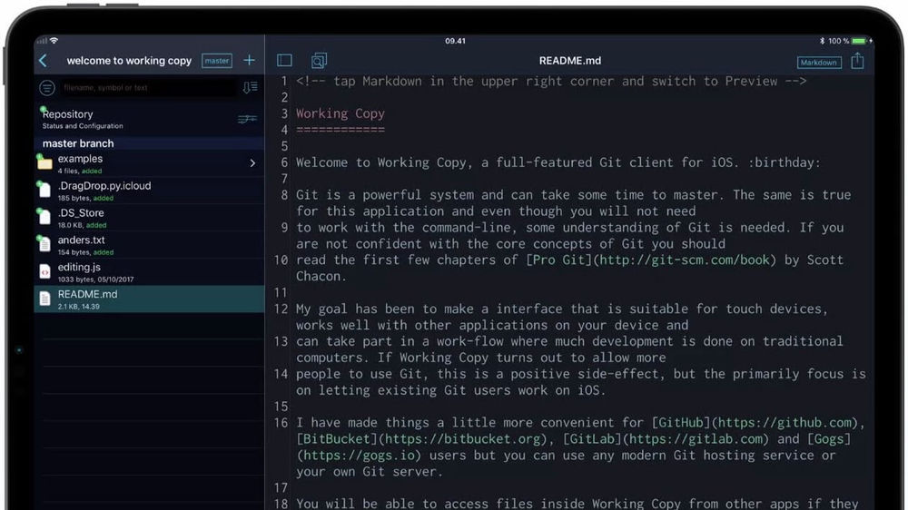 Working Copy Ios Git Commits Whilst Travelling Using 'Working Copy' App for iPad ...