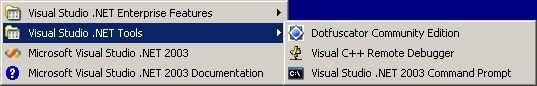 Visual Studio 2003 Command Prompt