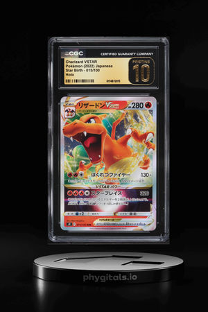 2022 Pokemon Japanese Sword & Shield Star Birth Holo Charizard VSTAR #15 CGC 10 PRISTINE
