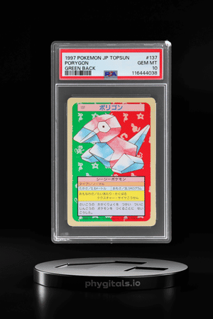 1997 Pokemon Topsun Japanese Green Back Porygon #137 PSA 10