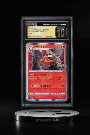 2022 Pokemon Japanese Sword & Shield GO Holo Charizard #10 CGC 10 PRISTINE