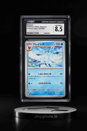 2024 Pokemon Japanese Scarlet & Violet Crimson Haze Glaceon #21 CGC 8.5 NM-MT+
