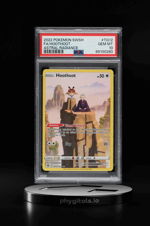 2022 Pokemon Sword & Shield Astral Radiance Full Art Hoothoot #TG12 PSA 10 GEM MINT