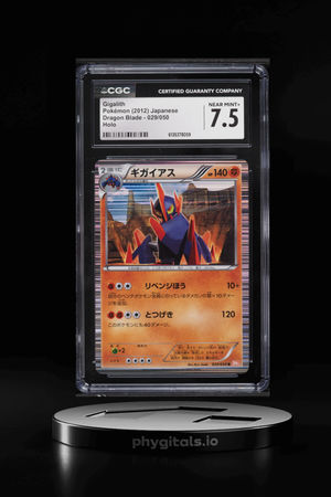 2012 Pokemon Japanese Black & White Dragon Blade Holo Gigalith #29 CGC 7.5 NRMT+